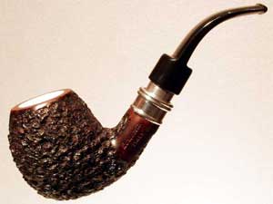   LORENZETTI RUSTIC silver ring with meerschaum 9mm  59