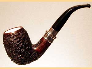   LORENZETTI RUSTIC silver ring with meerschaum 9mm  54