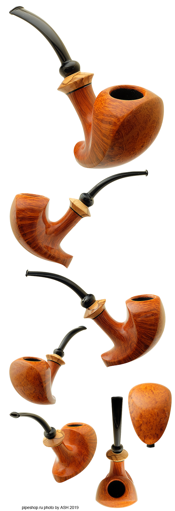   LASSE SKOVGAARD SMOOTH ELEPHANT FOOT WITH OLIVEWOOD