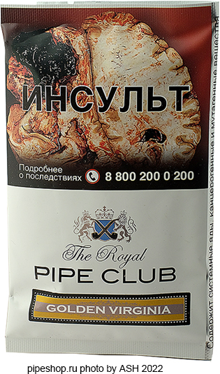   THE ROYAL PIPE CLUB GOLDEN VIRGINIA,  40 .