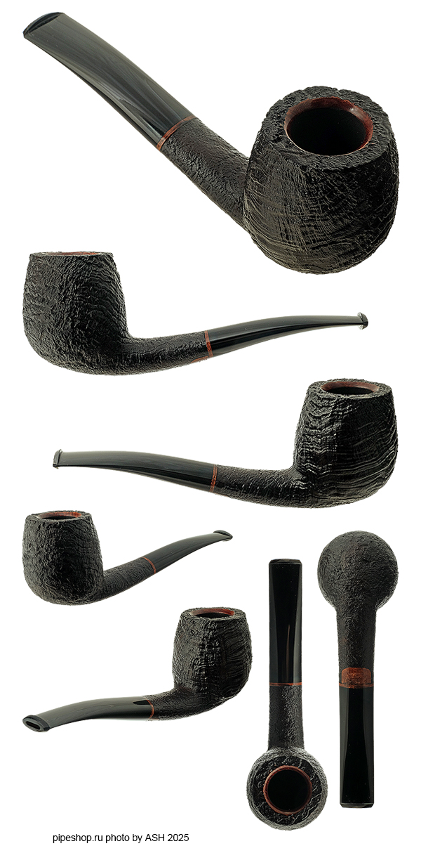   PS Studio SANDBLAST OVAL SHANK BENT BILLIARD