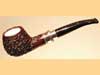   LORENZETTI RUSTIC silver ring with meerschaum 9mm - 