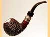   LORENZETTI RUSTIC silver ring with meerschaum 9mm - 