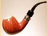   LORENZETTI NATURAL silver ring with meerschaum 9mm - 