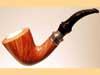   LORENZETTI NATURAL silver ring with meerschaum 9mm - 