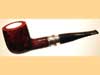  LORENZETTI DARK BROWN silver ring with meerschaum 9mm - 