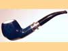   LORENZETTI DARK BLUE silver ring with meerschaum 9mm - 